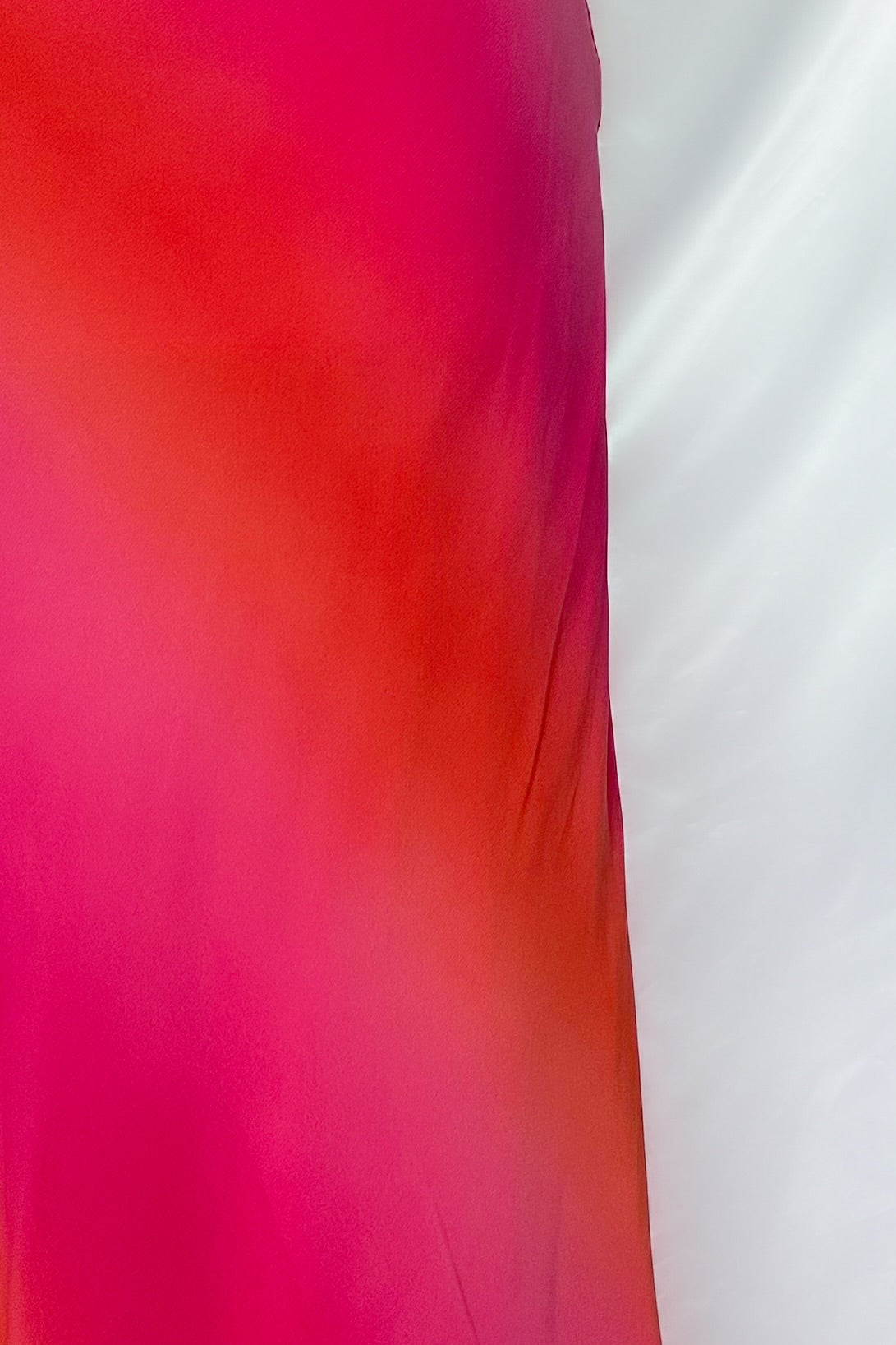 SUNSET SORBET GRADIENT COWL NECK MAXI DRESS