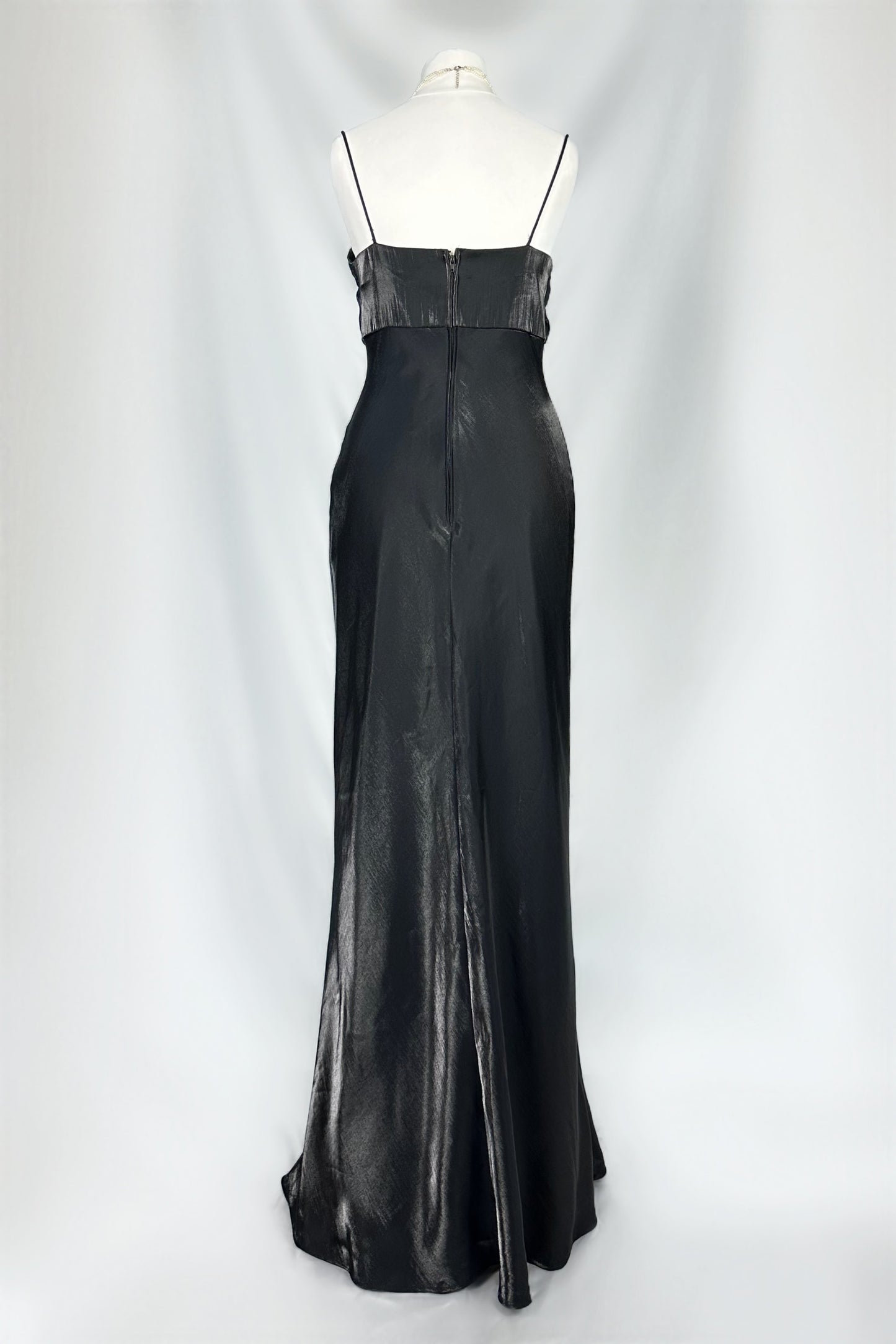 TWILIGHT IRIDESCENT RHINESTONE MAXI DRESS