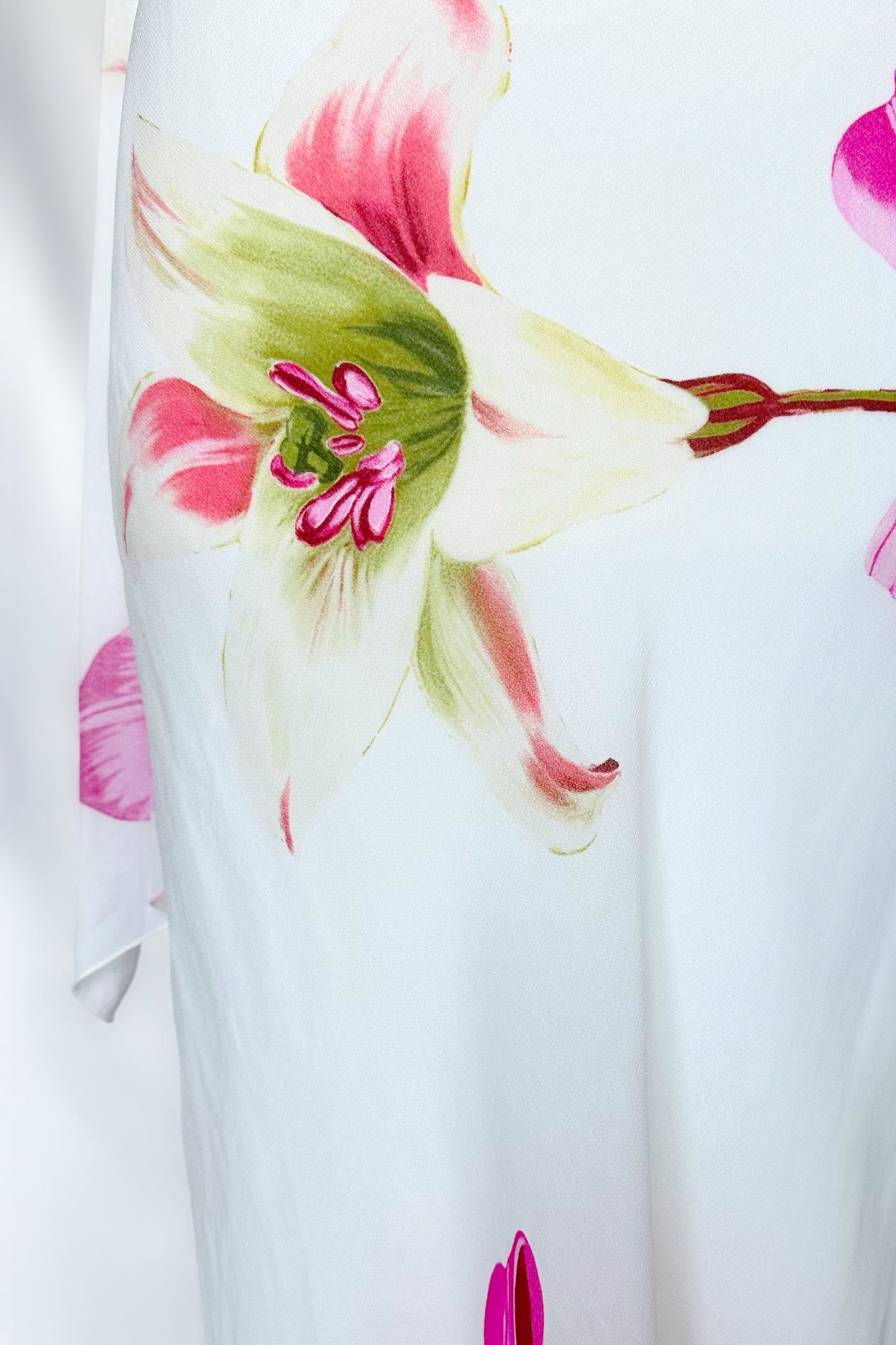 LILY BLOSSOM COWL NECK MIDI DRESS WITH MATCHING SHAWL