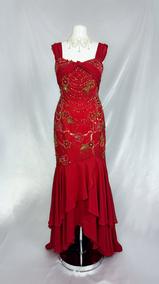 RUBY HOLIDAY ENCHANTRESS EMBELLISHED GOWN